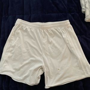 Athletic shorts. Adidas small stain on front. Size M